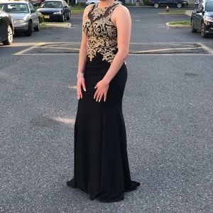 Black & Gold Gown